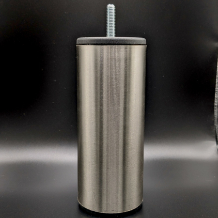 pied lit cylindre inox design | Litex