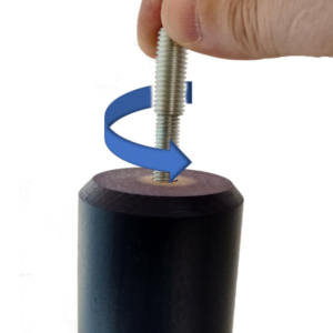 Adaptateur de vis de pied de sommier 8 mm en vis de 10 mm | Litex
