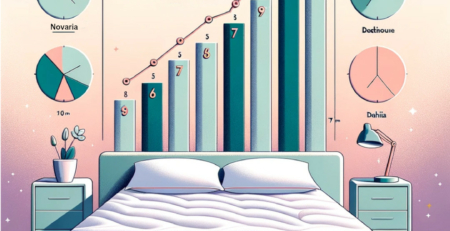 Graphique montrant 7 à 9 heures de sommeil recommandées pour les adultes, avec matelas ConfortMax et protège-matelas Dahlia de Litex.