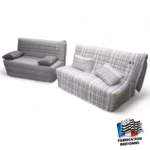 Deux banquettes BZ confortables avec design moderne, fabriquées en Bretagne.