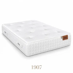 Matelas Aurum 1907 Relax blanc avec capitonnage extérieur